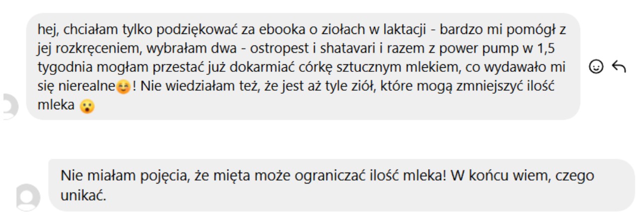 Opinie mam o ebooku Zioła w laktacji