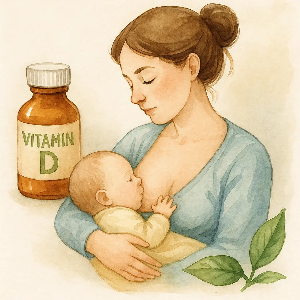 Okładka ebooka Witamina D w mleku matki